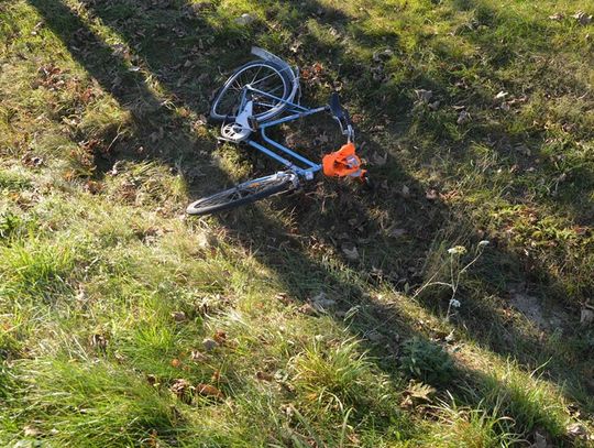Nie zauważyła cyklisty, bo oślepiło ją słońce
