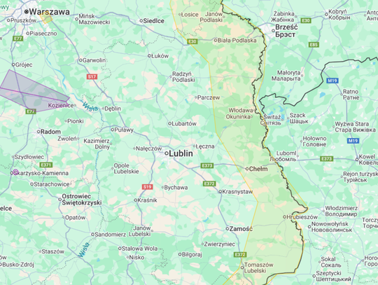 Niebo nad wschodnią Polską zamknięte dla cywilnych dronów [MAPY]