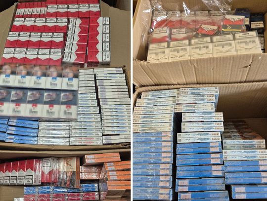 Nielegalne papierosy za ponad 55 tysięcy złotych