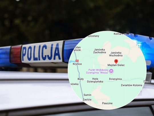 Niezidentyfikowany obiekt rozbił się w miejscowości Majdan-Sielec. Nie ma osób poszkodowanych