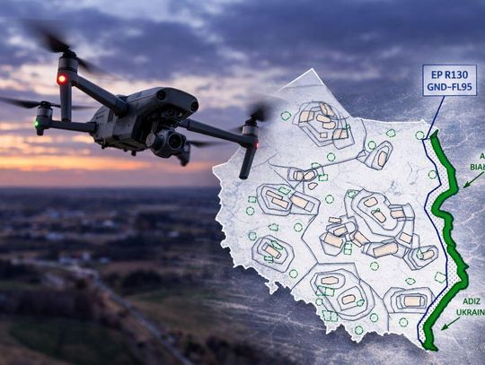 Nowa strefa ograniczeń lotów nad wschodnią Polską Nowa strefa ograniczeń lotów nad wschodnią Polską