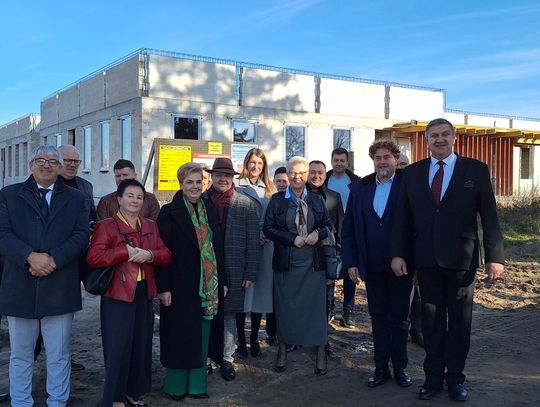 Nowe Litewniki. Wizytowali plac budowy