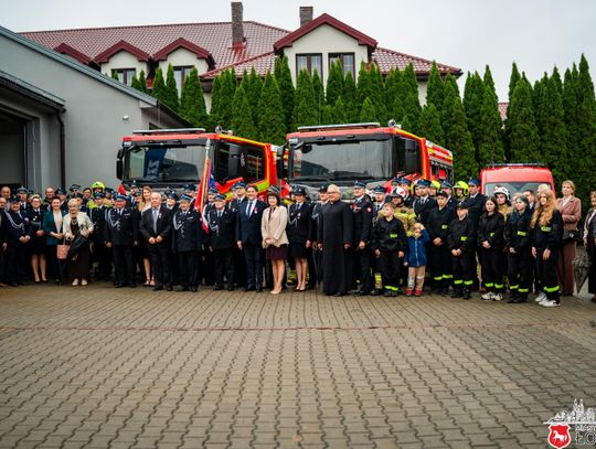 OSP Łosice i OSP Czuchleby z nowymi wozami strażackimi