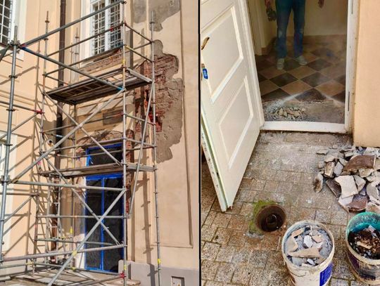 Rok po otwarciu - prace naprawcze