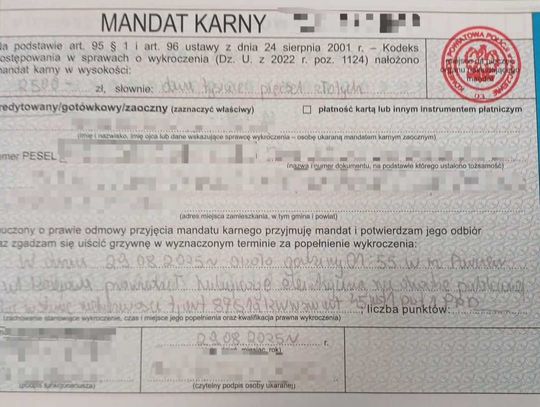 Parczew. Pijany 17-latek jechał hulajnogą elektryczną