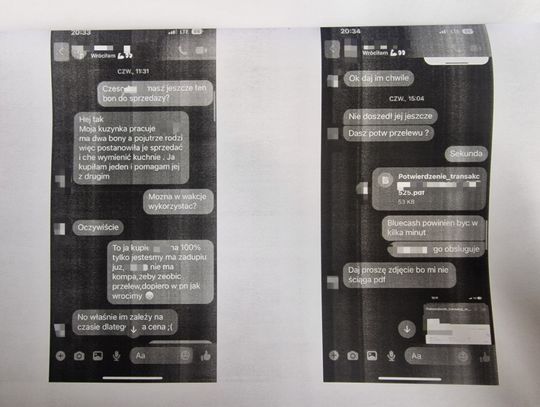 Parczew. Skusiła go wiadomość od znajomej