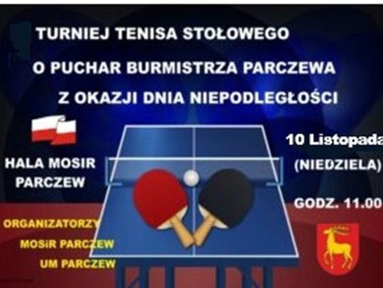 Parczew zaprasza na tenis stołowy