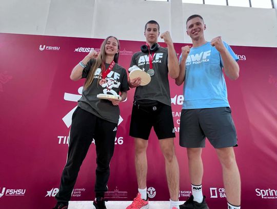 Paweł i Gabriela z medalami Akademickich Mistrzostw Europy