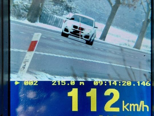 kierowca bmw samochód prędkość mandat strata prawa jazdy tłuściec międzyrzec podlaski biała podlaska policja drogówka
