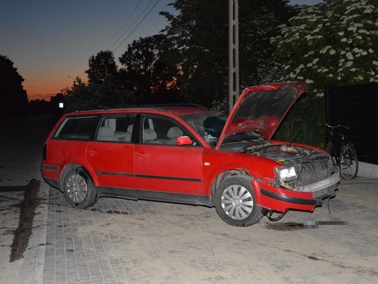 Pijany kierowca potrącił rowerzystę. Ten też jechał na podwójnym gazie