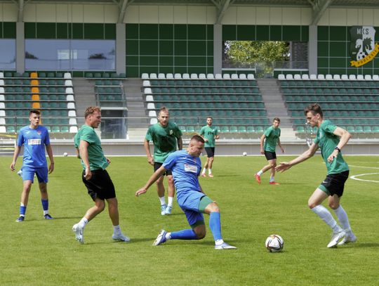 Piłkarze Podlasia i Huraganu zmierzyli się w meczu kontrolnym[GALERIA]