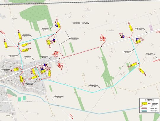 Piszczac. Zamknięcie drogi powiatowej [SCHEMAT OBJAZDÓW]