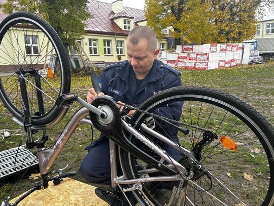 Policja znakowała rowery uczniów