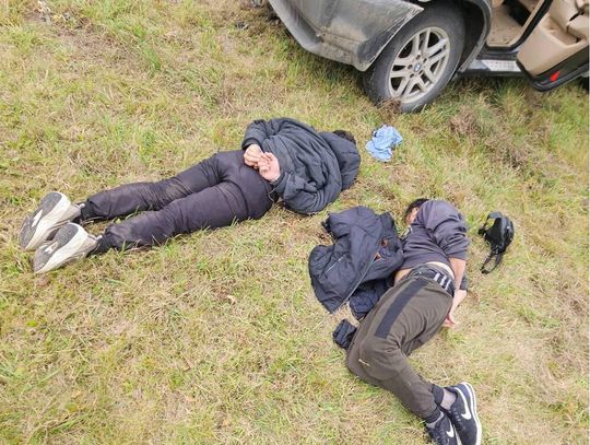 Zatrzymanie nielegalnych imigrantów, pościg za BMW, pażdziernik 2025