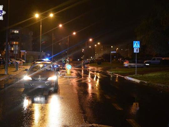 Potrącona na przejściu trafiła do szpitala