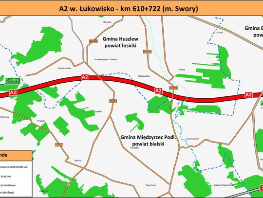 Powiat bialski: Autostrada do Swór i węzła Biała Podlaska ma już wykonawców