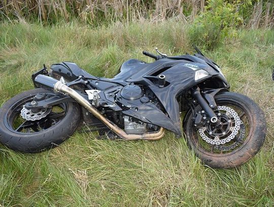 Powiat bialski. Dwa wypadki z udziałem motocyklistów