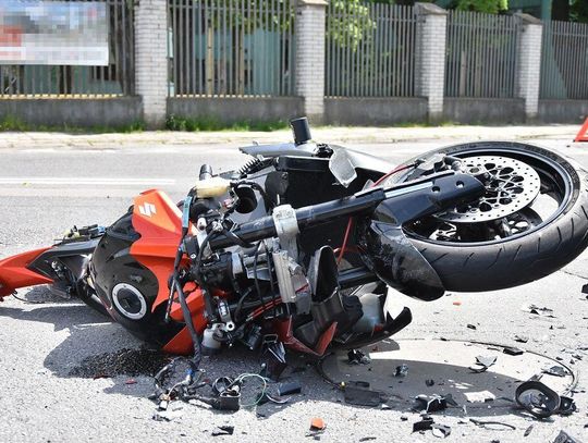 Powiat bialski. Dwóch motocyklistów w szpitalu [ZDJĘCIA]