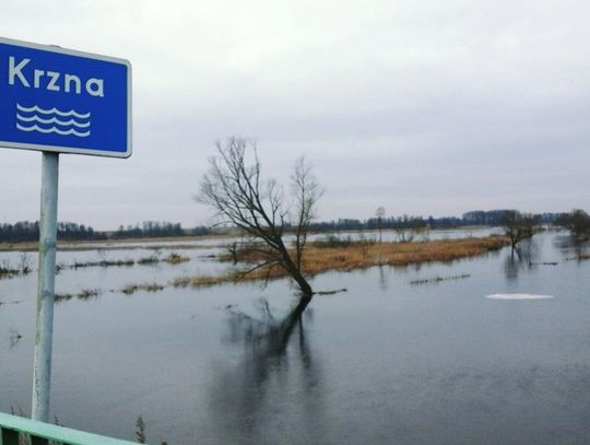 Powiat bialski: Woda w Krznie przekroczyła stan alarmowy