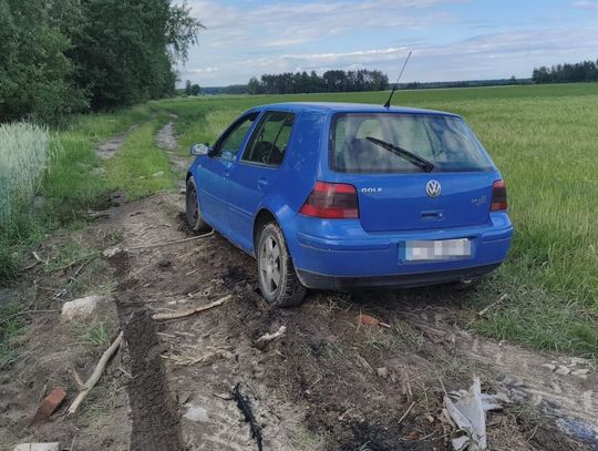 Powiat radzyński. Uciekał przed policją autem i piechotą