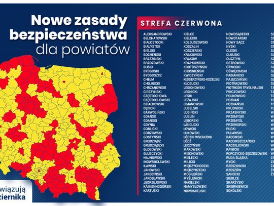 Powiat radzyński: Starosta: "Nie wykluczam, że trafimy do czerwonej strefy"