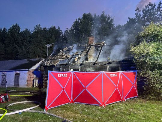 Pożar domu w gminie Siemień. Nie żyje właściciel