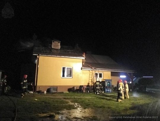 Pożar domu w powiecie radzyńskim. Straty to 350 tysięcy złotych