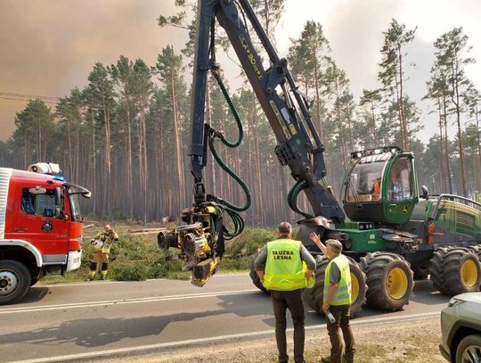 Pożar w Puszczy Solskiej. Ogień strawił już 1000 hektarów. Dziś wiele zależy od pogody