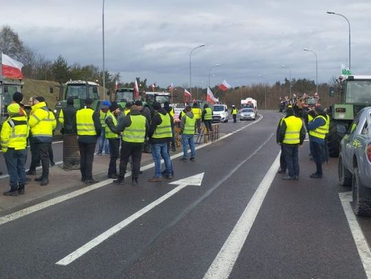 Protest rolników w trzech powiatach województwa lubelskiego