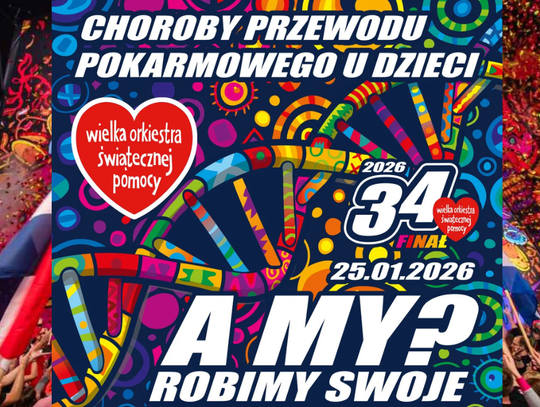 Przed nami 34 Finał WOŚP. Cel: zdrowe brzuszki naszych dzieci