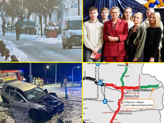 Przegląd informacji z 17 lutego 2026. Biała Podlaska, Międzyrzec Podlaski, Łosice