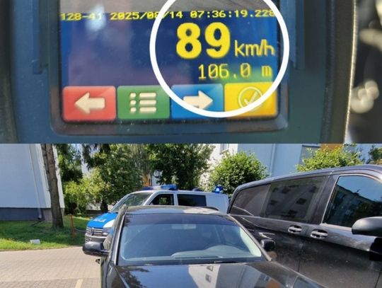Przekroczył prędkość. Nie zatrzymał się do kontroli