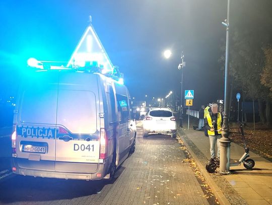 Radzyń Podlaski. Wjechał hulajnogą wprost pod samochód