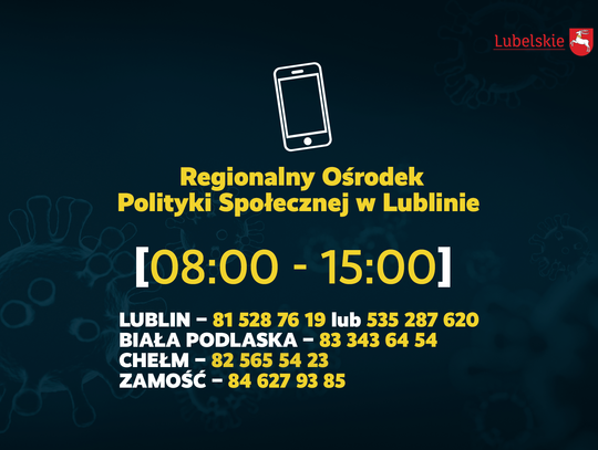 Region: Bezpłatne porady psychologiczne w obliczu epidemii