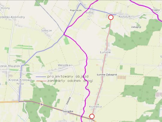 Remontują drogi powiatowe. Kierowcy pojadą objazdem