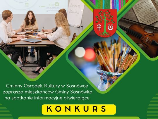 Rusza Konkurs na Lokalne Inicjatywy Kulturalne w Sosnówce!