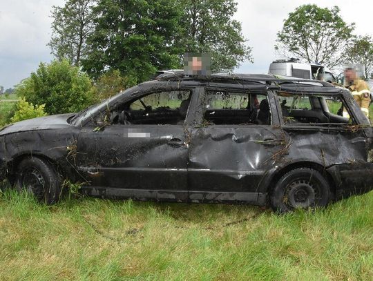 Wypadek w ulewnym deszczu. Życia nauczycielki nie udało się uratować [ZDJĘCIA]