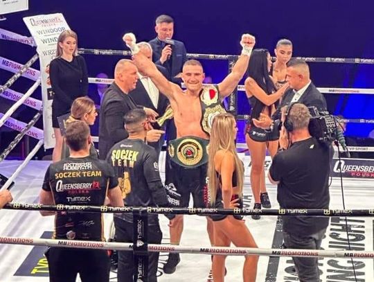 "Soczek" zdobył kolejny pas! Nasz pięściarz wciąż niepokonany!