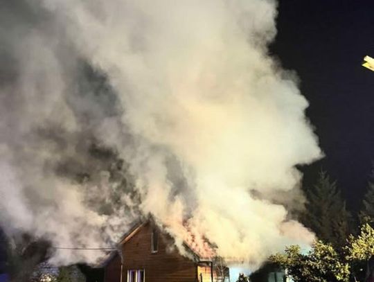 pożar rusków osp powiat łosicki pomoc straż pożarna