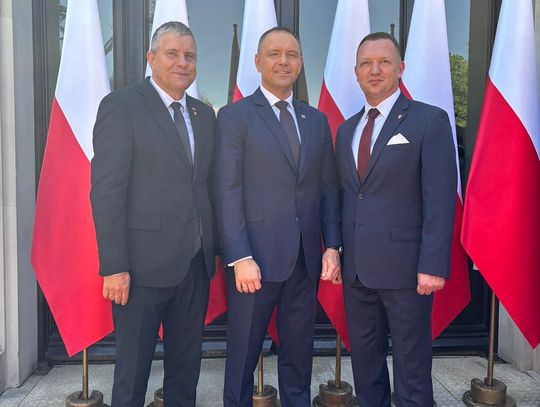 Starostowie u prezydenta. Marszałek z odznaczeniem