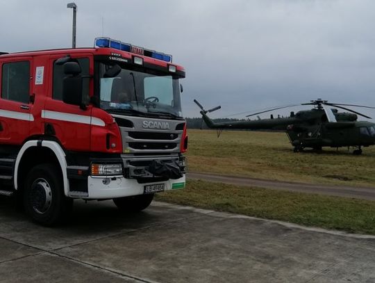 Strażacy wspierają żołnierzy