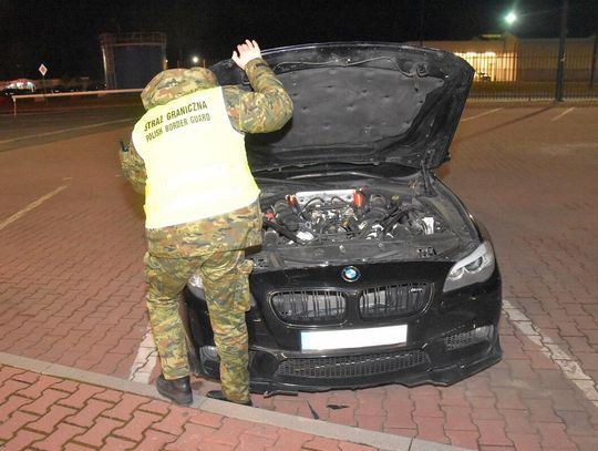 Terespol. BMW z fałszywym numerem VIN nie wyjechało z Polski