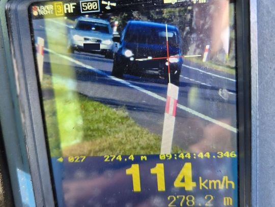 Tłuściec. Stracił uprawnienia za nadmierną prędkość