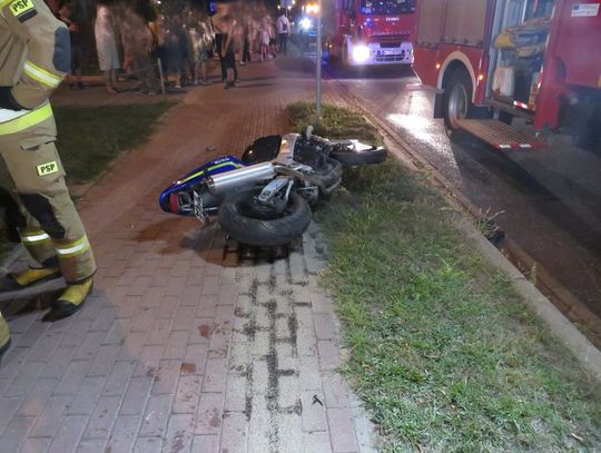 Tragiczne zderzenie busa z motocyklem. Motocyklista zmarł na miejscu