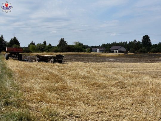 Tragiczny finał pożaru. 50-latek zginął ratując plony