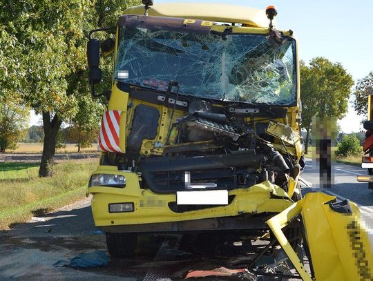 Tragiczny finał wypadku na DK-2 w Woskrzenicach Dużych