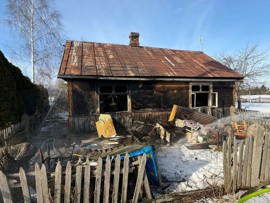 pożar nowosiółki gmina zalesie ofiara śmiertelna