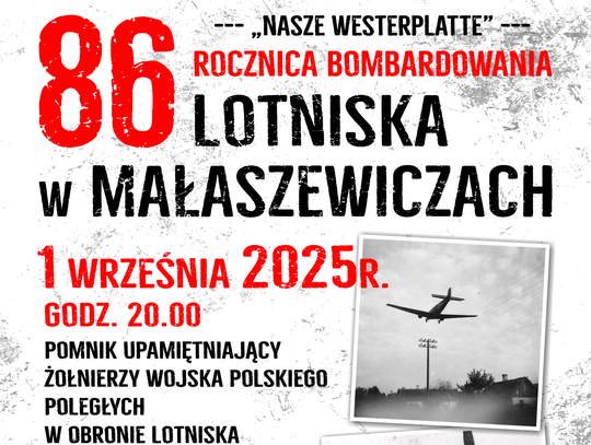 Uczczą 86. rocznicę bombardowania lotniska w Małaszewiczach
