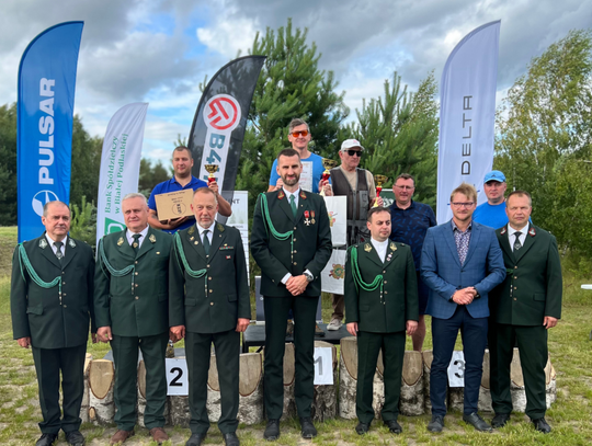 Uroczystość nadania imienia strzelnicy myśliwskiej w Hrudzie