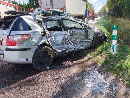 Uwaga kierowcy! Poważny wypadek na DK-19 w Łosicach